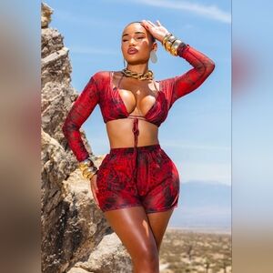 Matte Collection - Eros Coverup Set